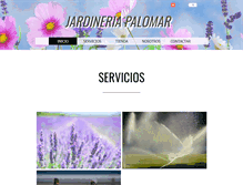 Tablet Screenshot of jardineriapalomar.com